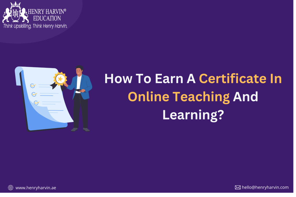 Certificate In Online Teaching