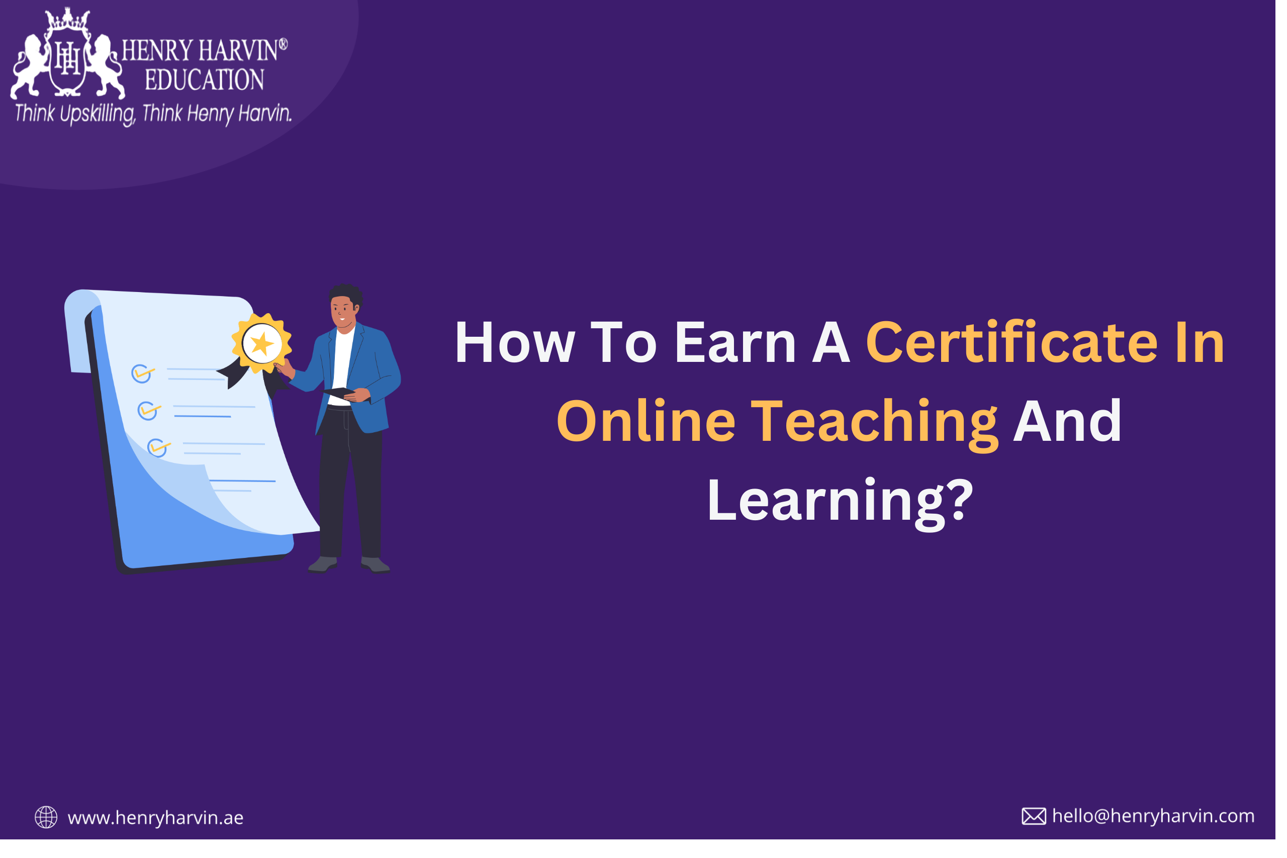 Certificate In Online Teaching