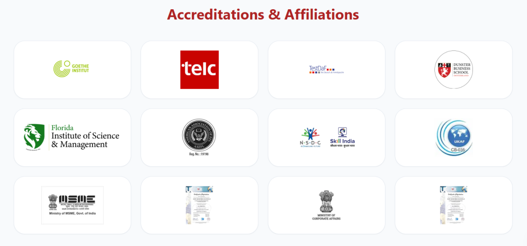 Indoberlin acreditation