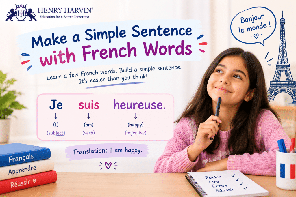 common French words in simple sentences